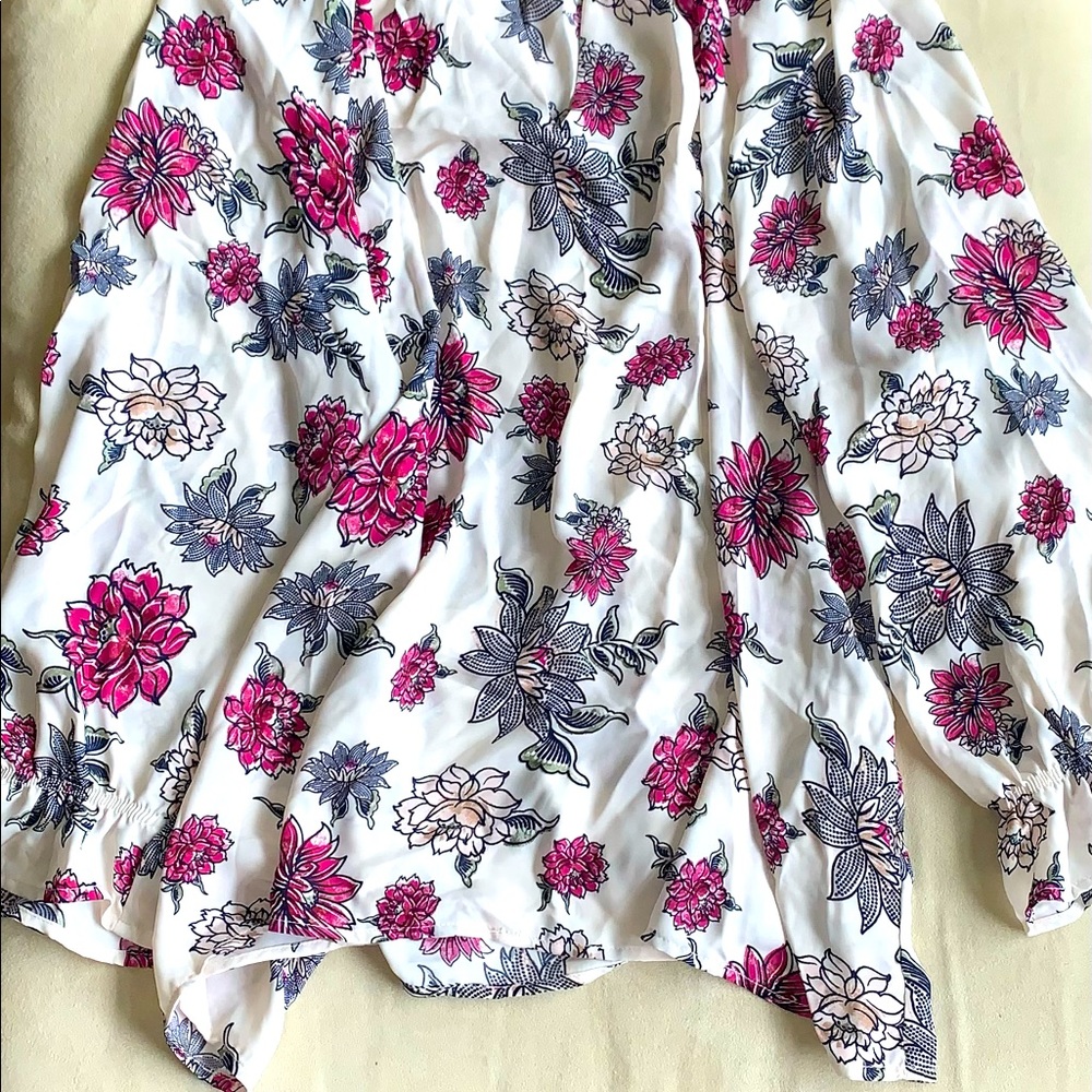 3x Ophelia Roe Long-Sleeve floral blouse